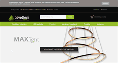 Desktop Screenshot of osvetleni.com